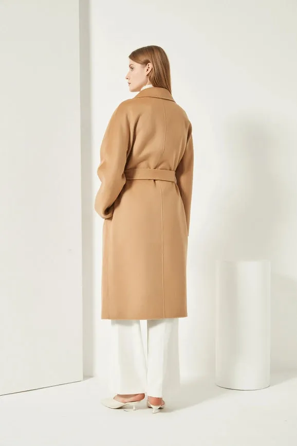 Double-Breasted Cashmere Coat