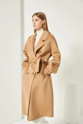 Double-Breasted Cashmere Coat