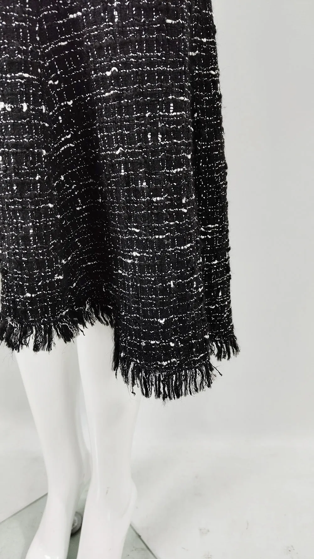 Emanuel Ungaro Vintage Black & White Tweed Dress