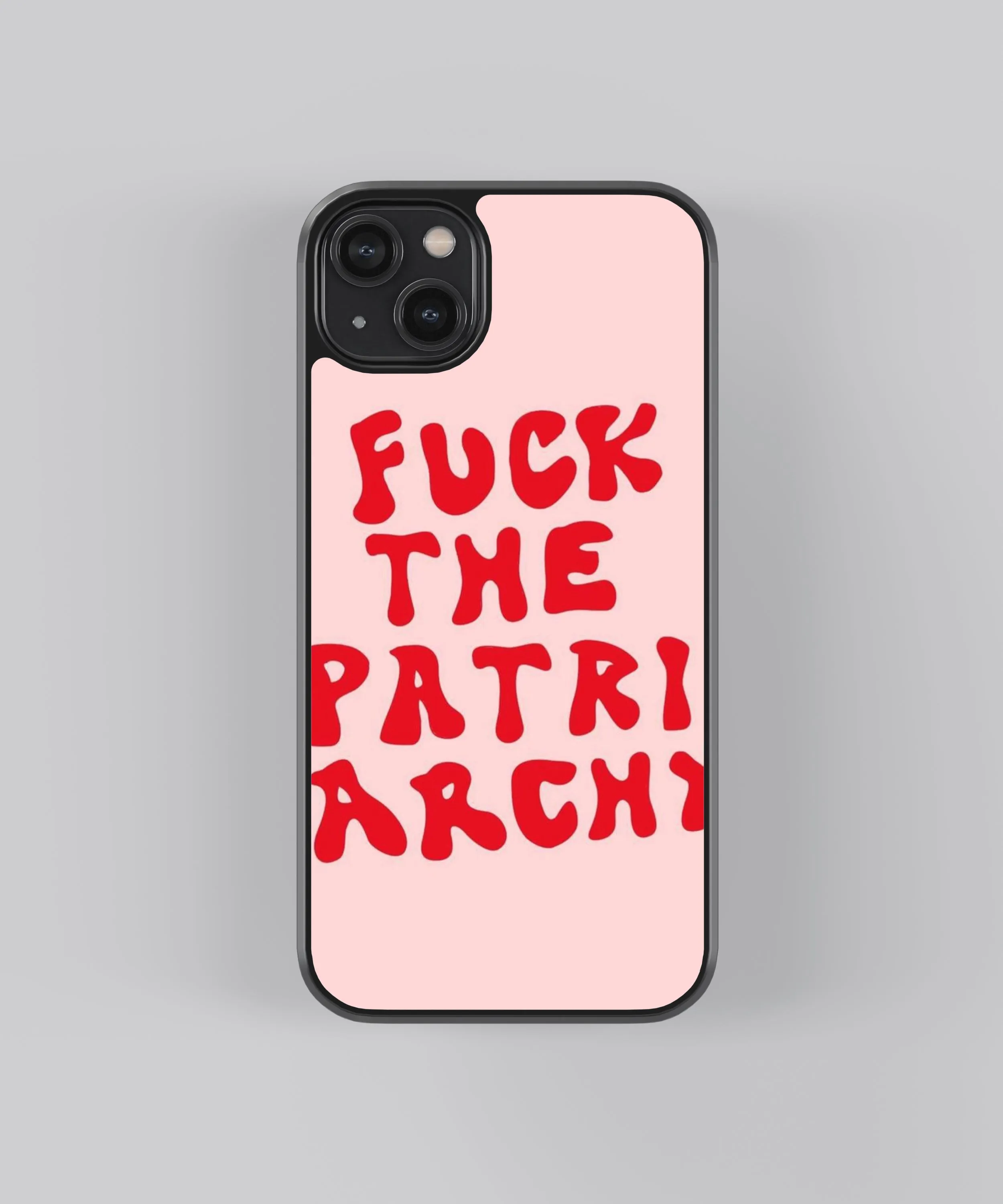 F The Patriarchy Y2K Glass Phone Case Cover