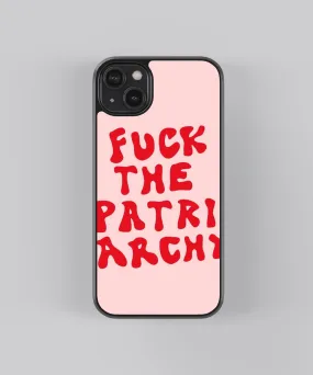 F The Patriarchy Y2K Glass Phone Case Cover