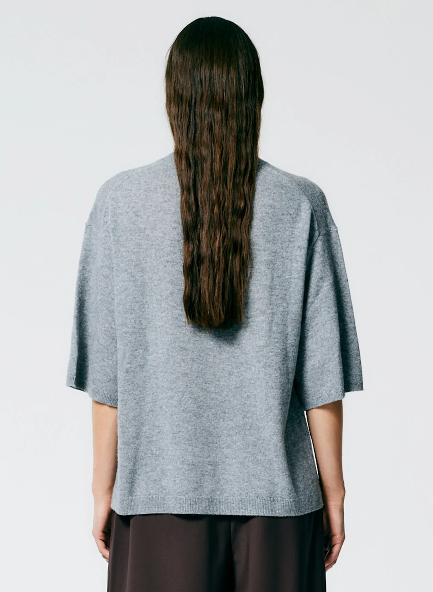 Feather Weight Cashmere Oversized Easy T-Shirt