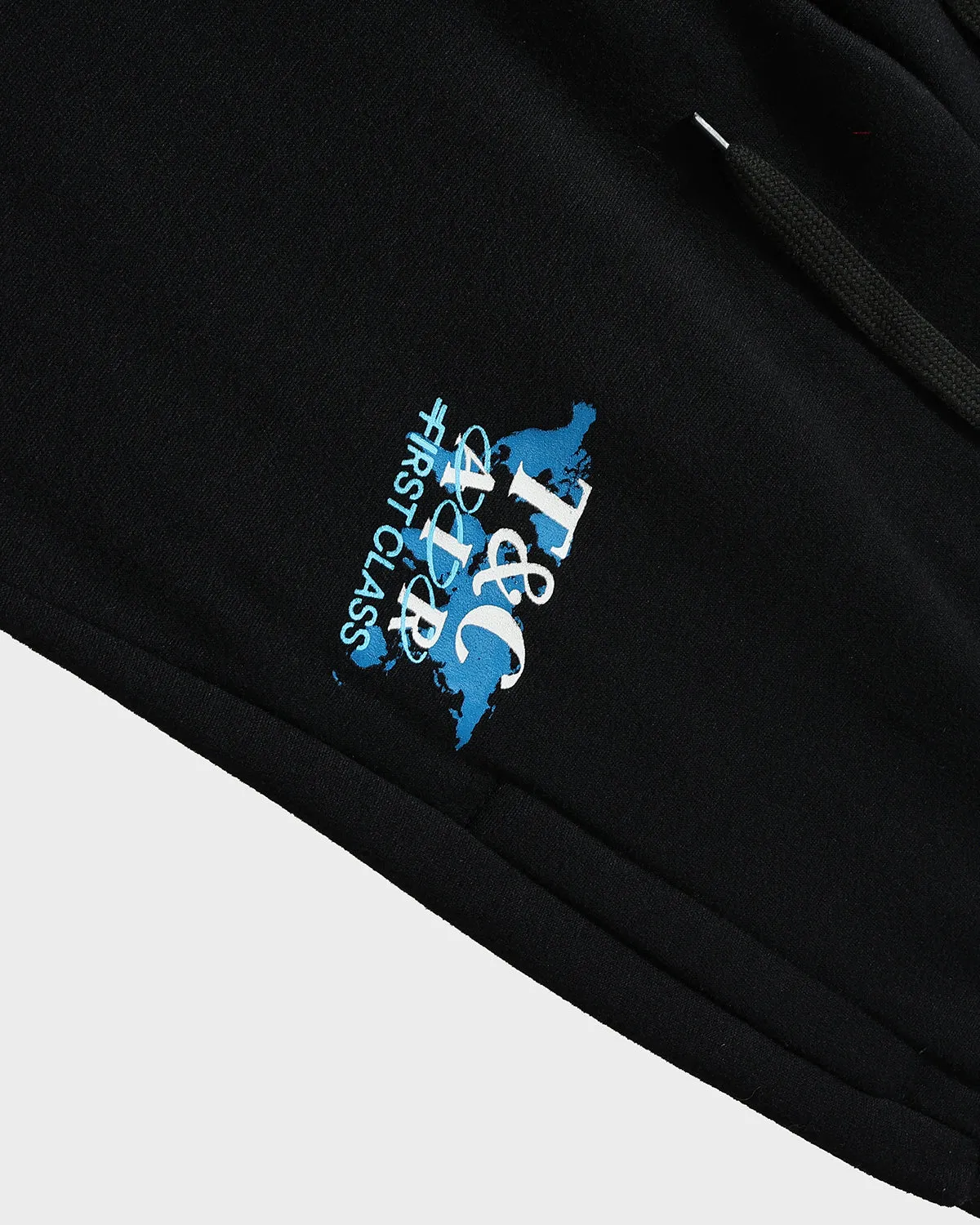 First Class Hoodie & Sweats Set in Black