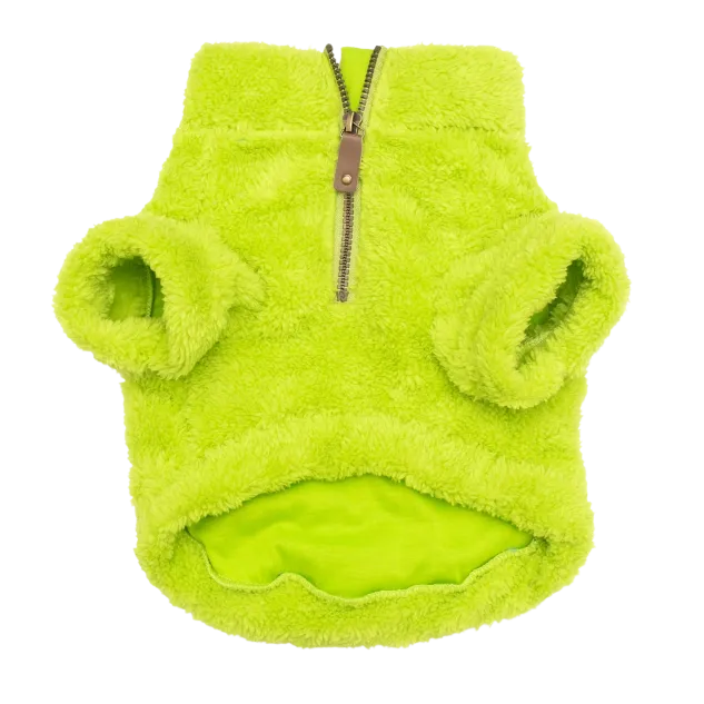 Fleece Pullover | Lime