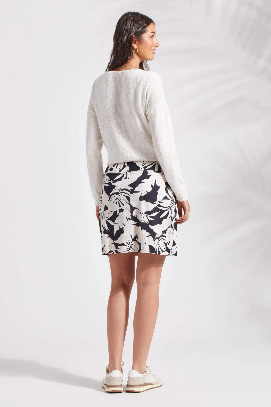 Flower Print Skort