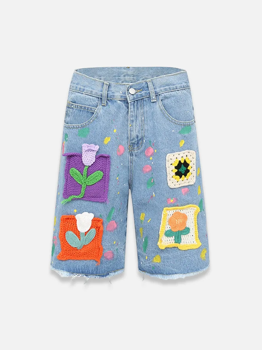 Flowers Jorts