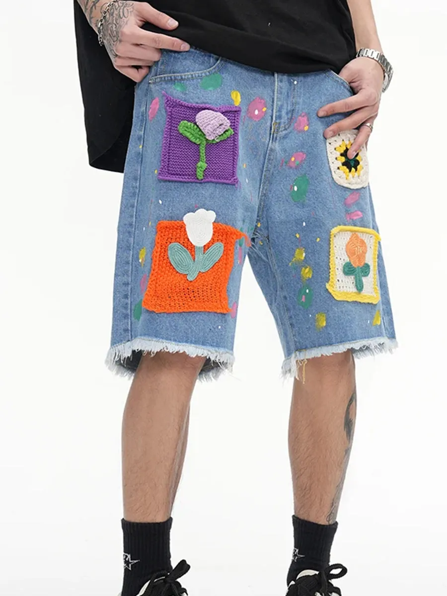 Flowers Jorts