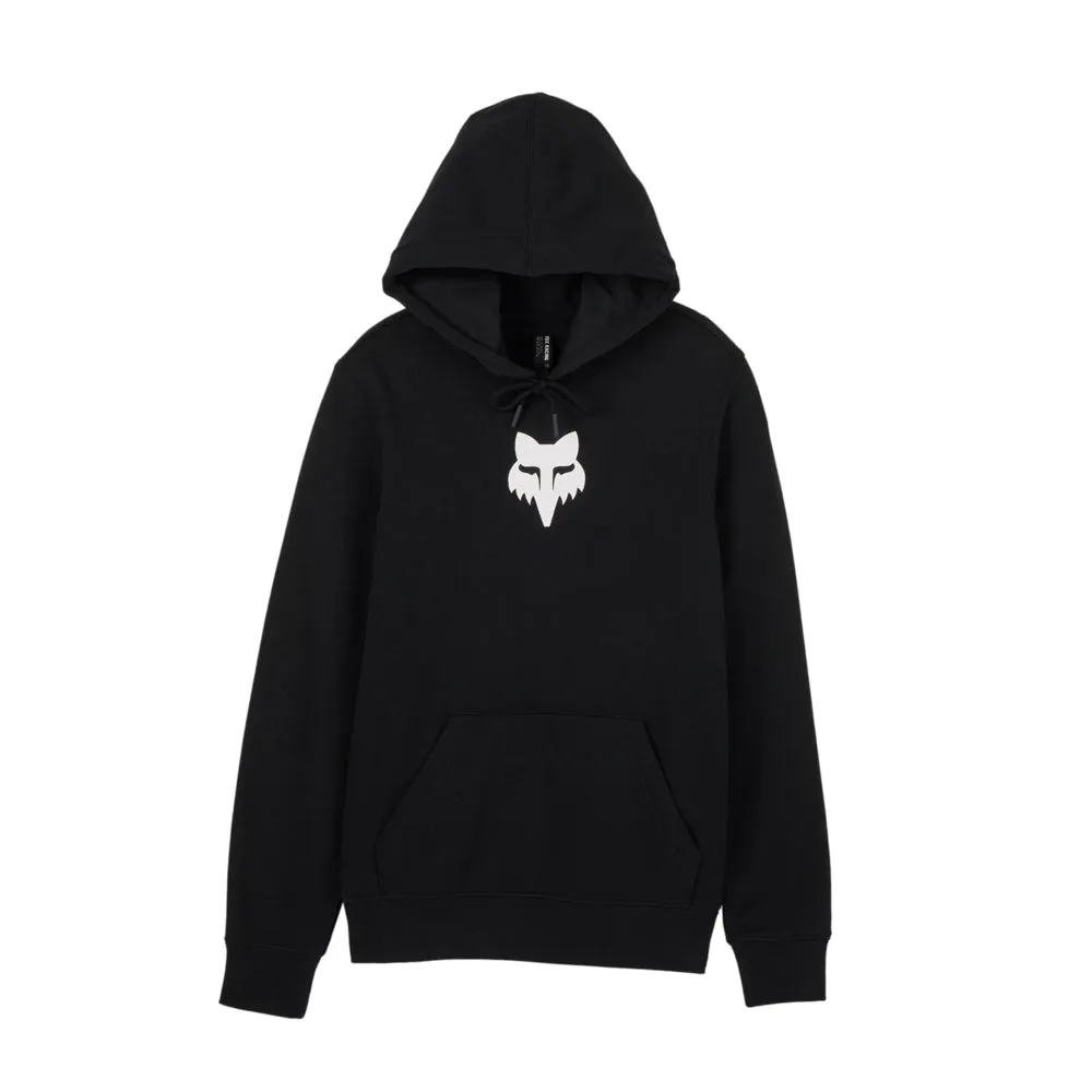 FOX WOMENS FOX HEAD FLEECE PULLOVER HOODY [BLACK]