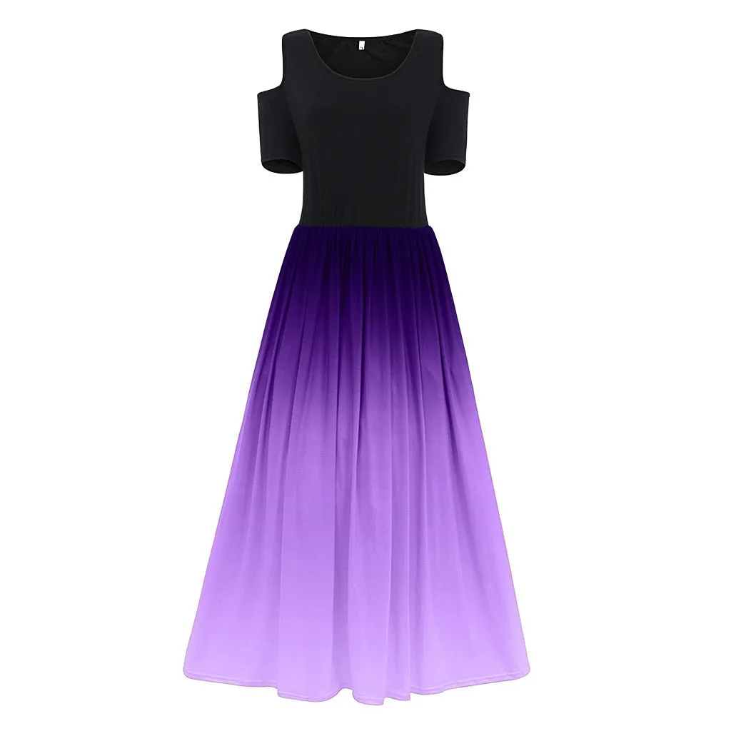 Funki Buys | Dresses | Women's Plus Size Prom Gradient Dress