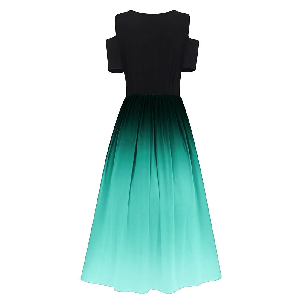 Funki Buys | Dresses | Women's Plus Size Prom Gradient Dress