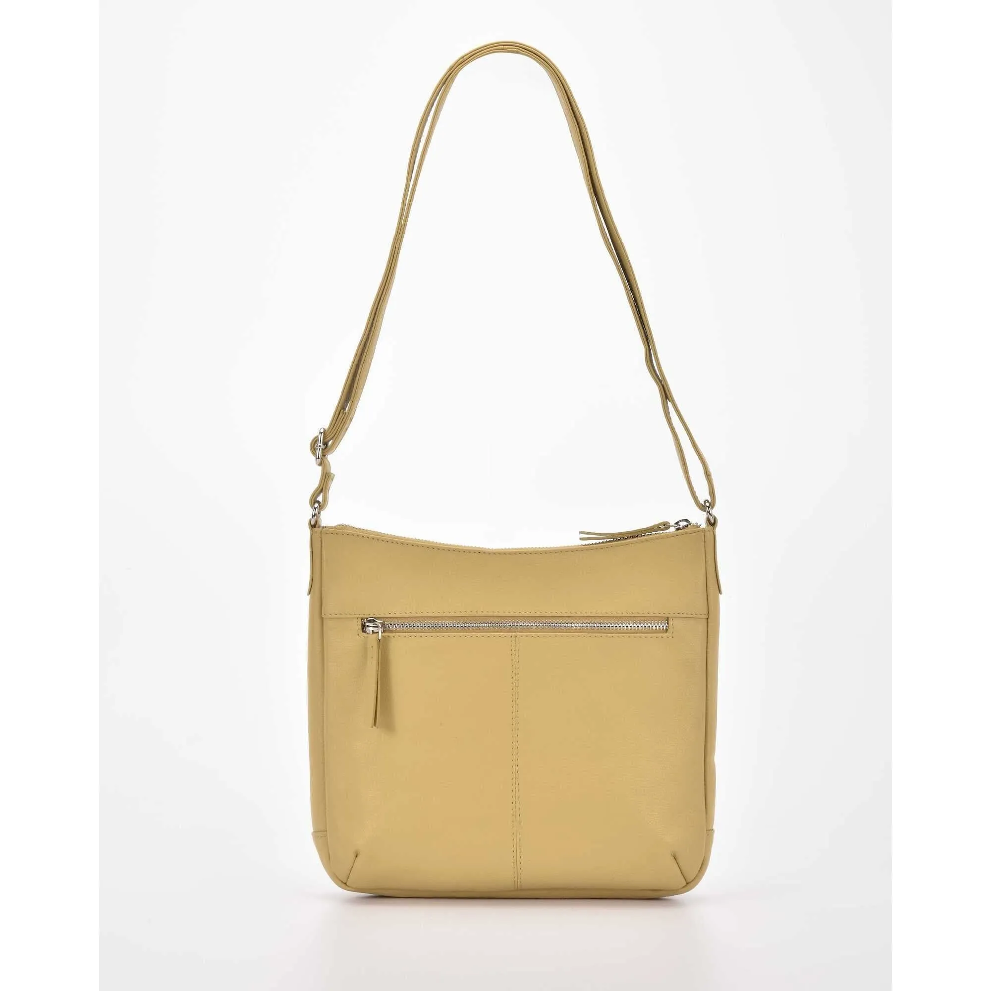 GABEE Burwood RFID Protective Leather Crossbody