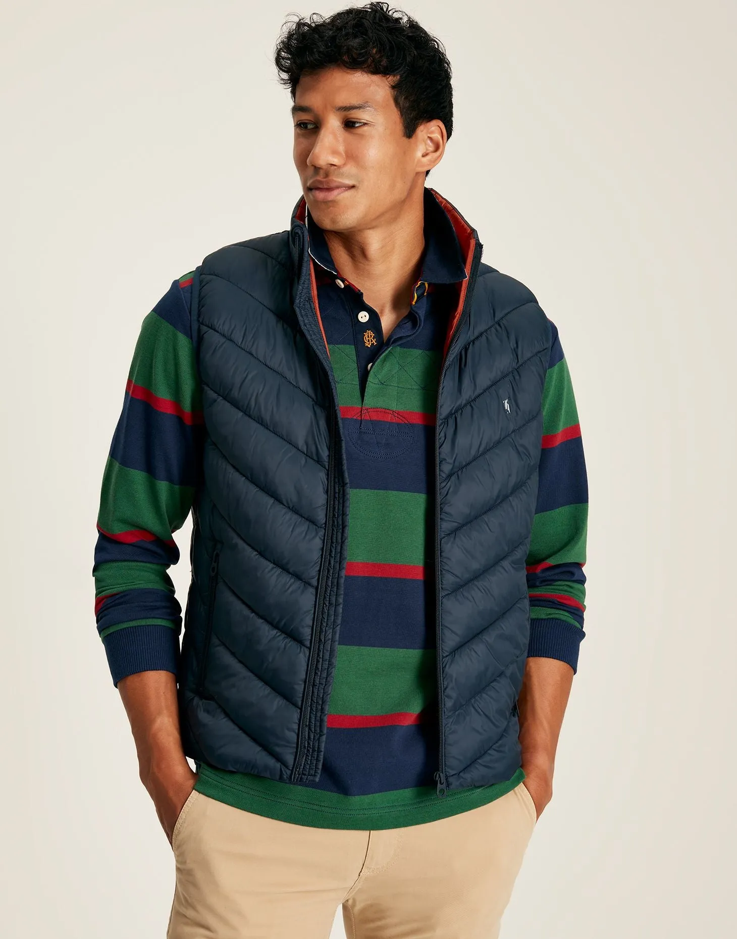 Garrett Quilted Gilet - Dark Navy