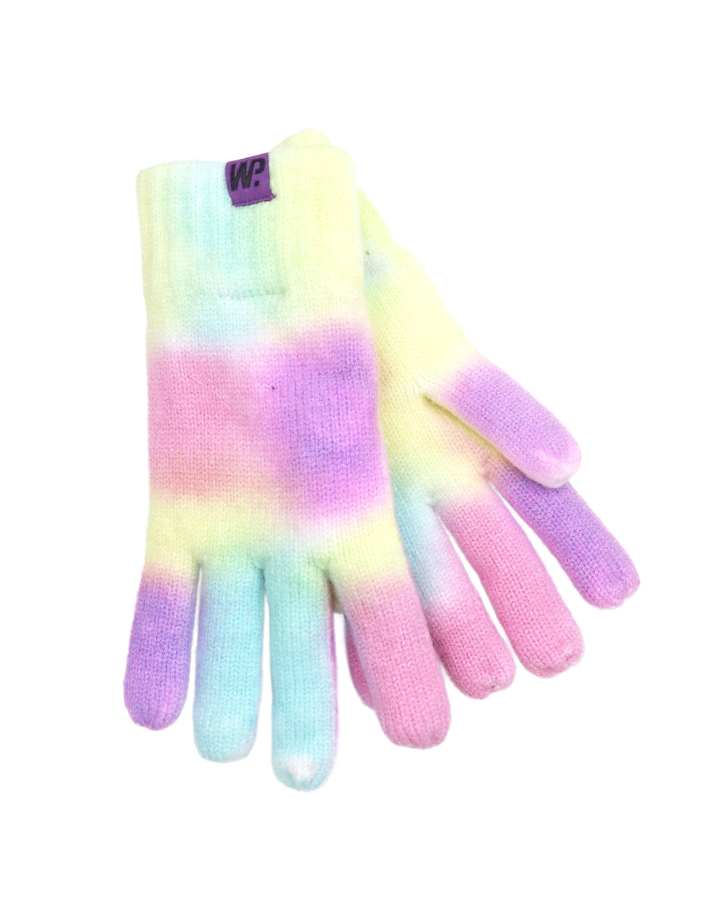 GIRLS 7-16 TIE DYE KNIT GLOVES