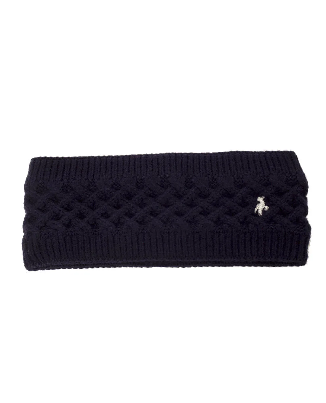 GREEN LAMB Kensington Fleece Lined Headband Navy