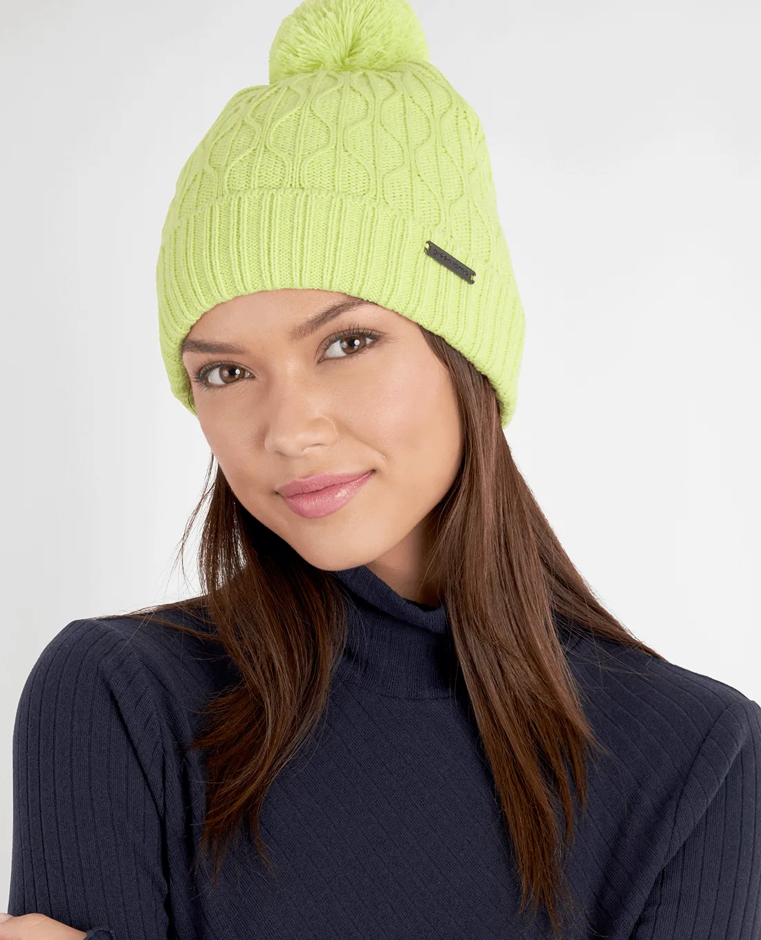 GREEN LAMB Marybeth Fleece Lined Trellis Hat Soft Lime