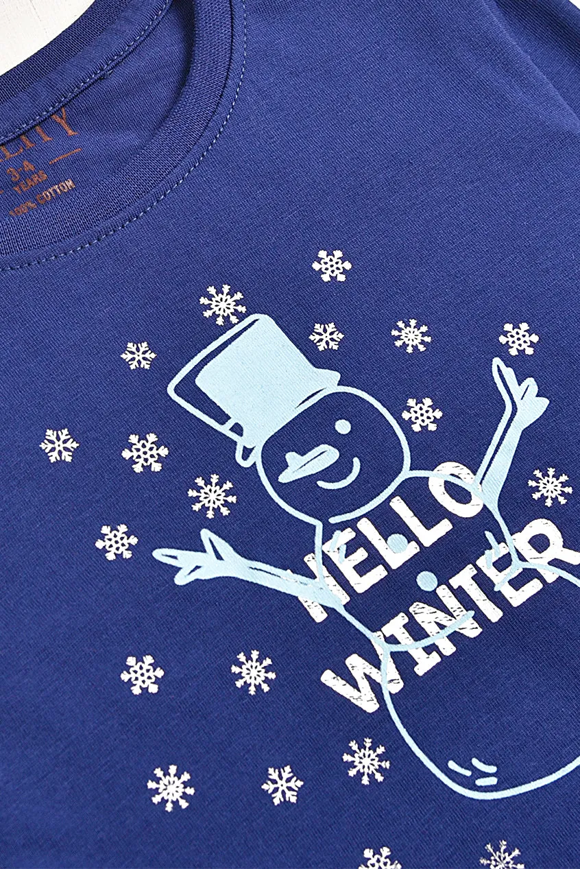 Hello Winter Snowman T-Shirt