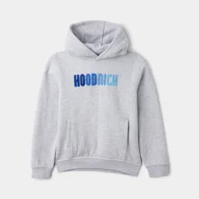 Hoodrich Junior Boys' Tone V2 Pullover Hoodie Heather Grey / Blues