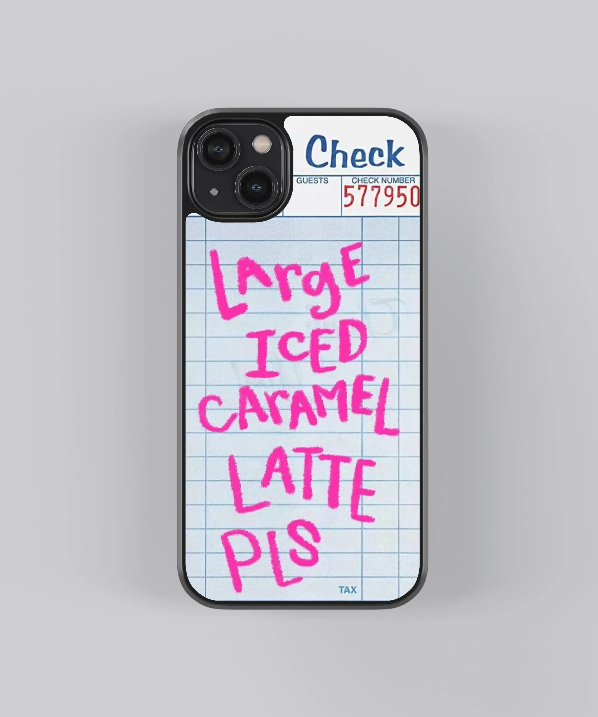 Iced Caramel Latte Y2K Glass Phone Case Cover