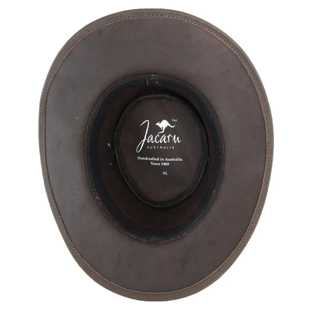 Jacaru Hats Wallaroo Oiled - Brown