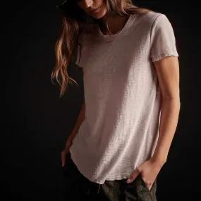 James Perse Sheer Slub Crew Neck Tee