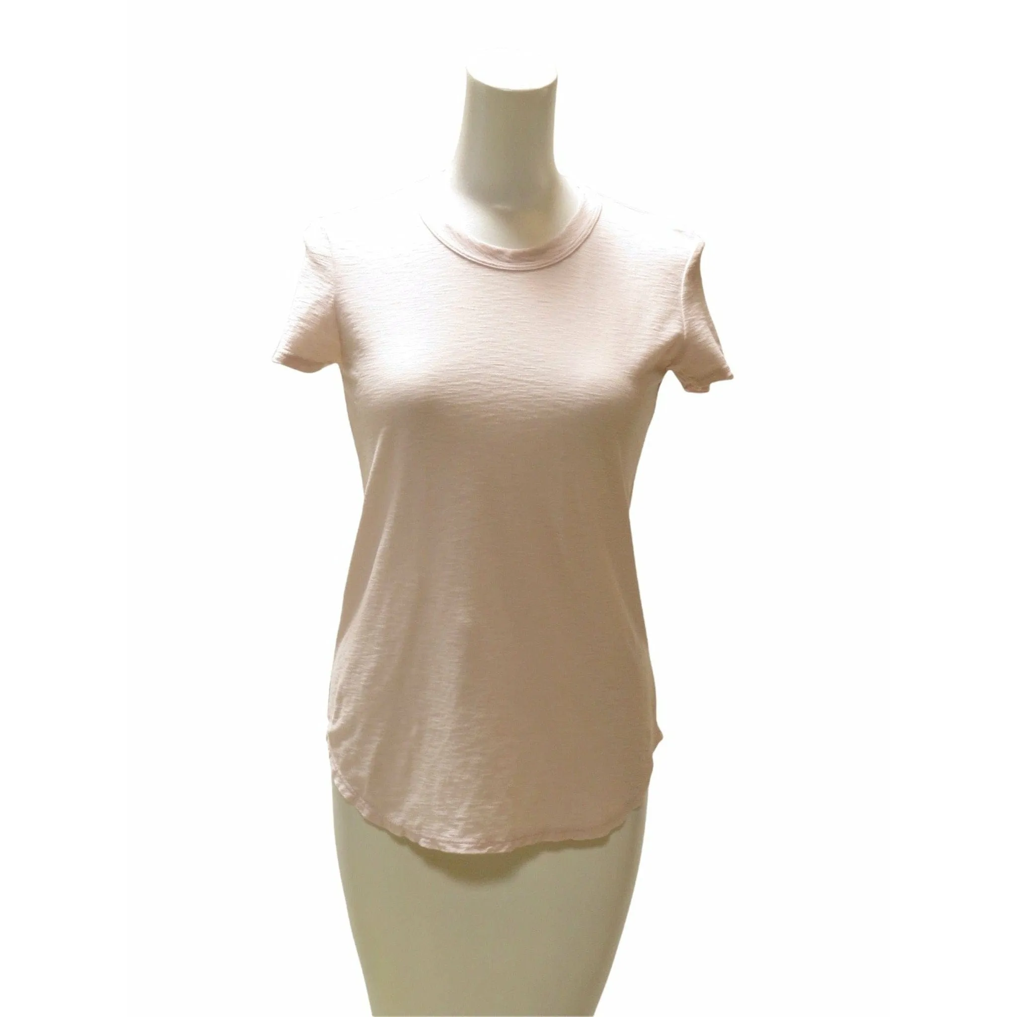 James Perse Sheer Slub Crew Neck Tee