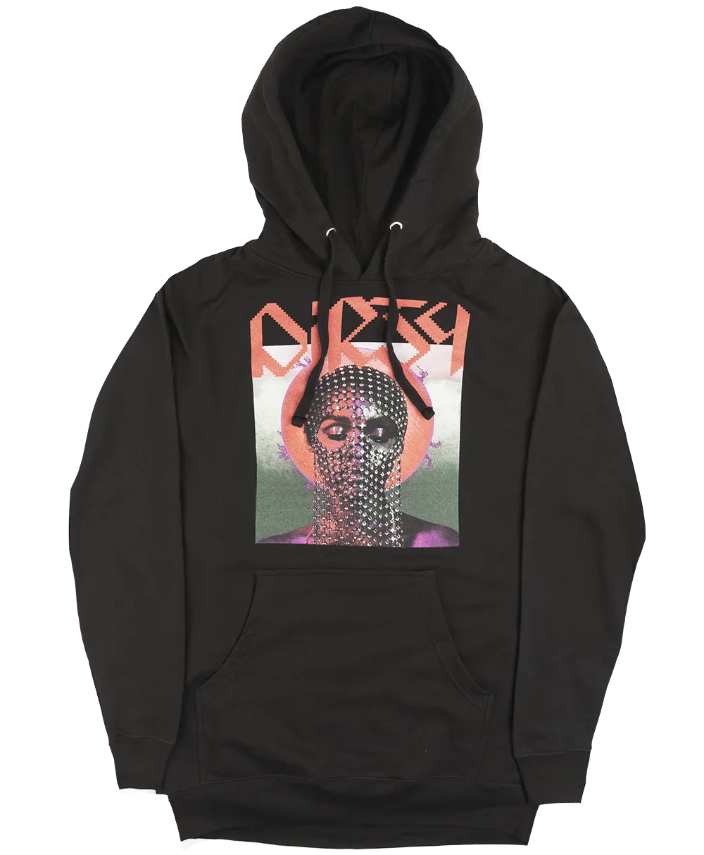 JANELLE MONAE HOODIE BLACK - DIRTY FACE