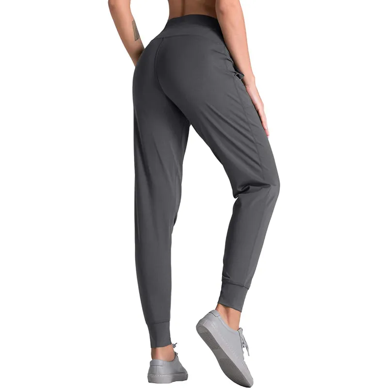 Joggers for Women Athletic Sweatpants with Pockets High Waist Workout Yoga Tapered Lounge Pants