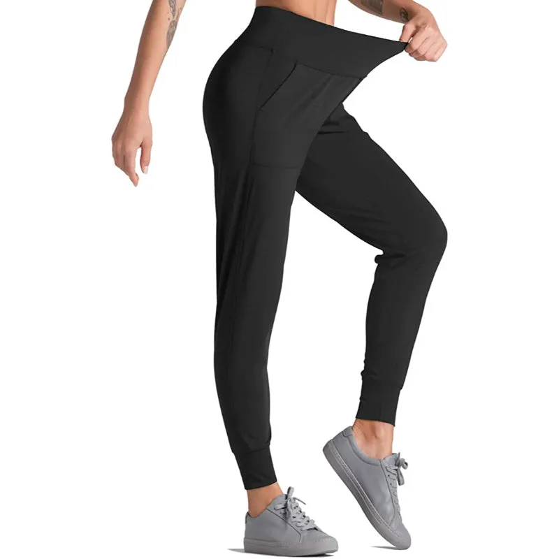 Joggers for Women Athletic Sweatpants with Pockets High Waist Workout Yoga Tapered Lounge Pants