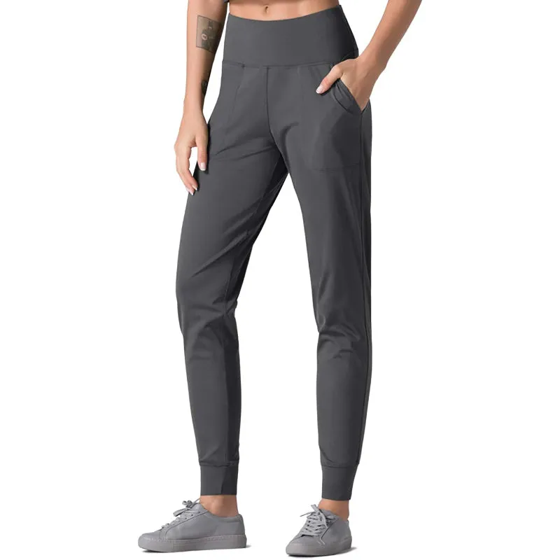 Joggers for Women Athletic Sweatpants with Pockets High Waist Workout Yoga Tapered Lounge Pants