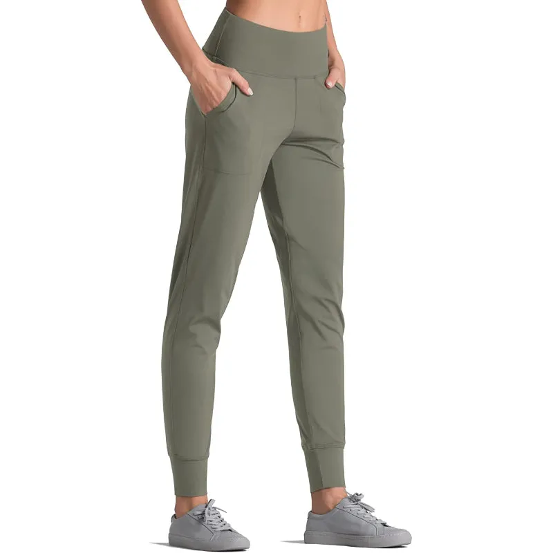 Joggers for Women Athletic Sweatpants with Pockets High Waist Workout Yoga Tapered Lounge Pants