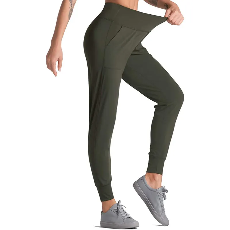 Joggers for Women Athletic Sweatpants with Pockets High Waist Workout Yoga Tapered Lounge Pants