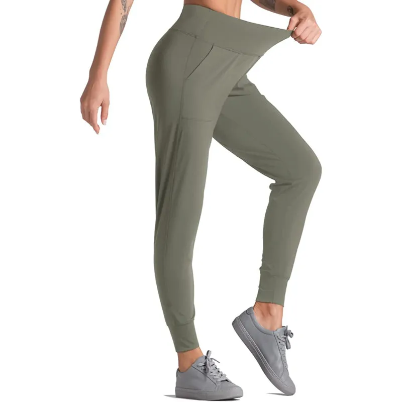 Joggers for Women Athletic Sweatpants with Pockets High Waist Workout Yoga Tapered Lounge Pants