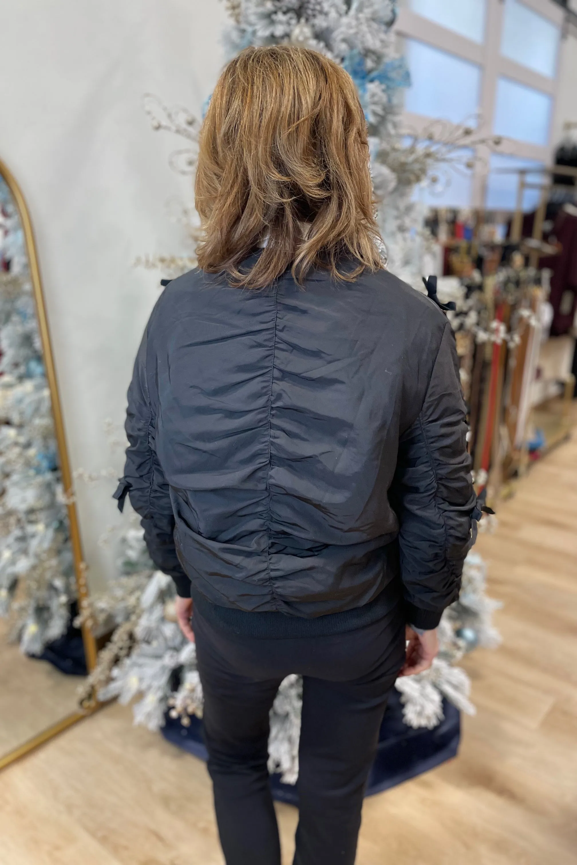 Joh Judith Bomber Jacket Black