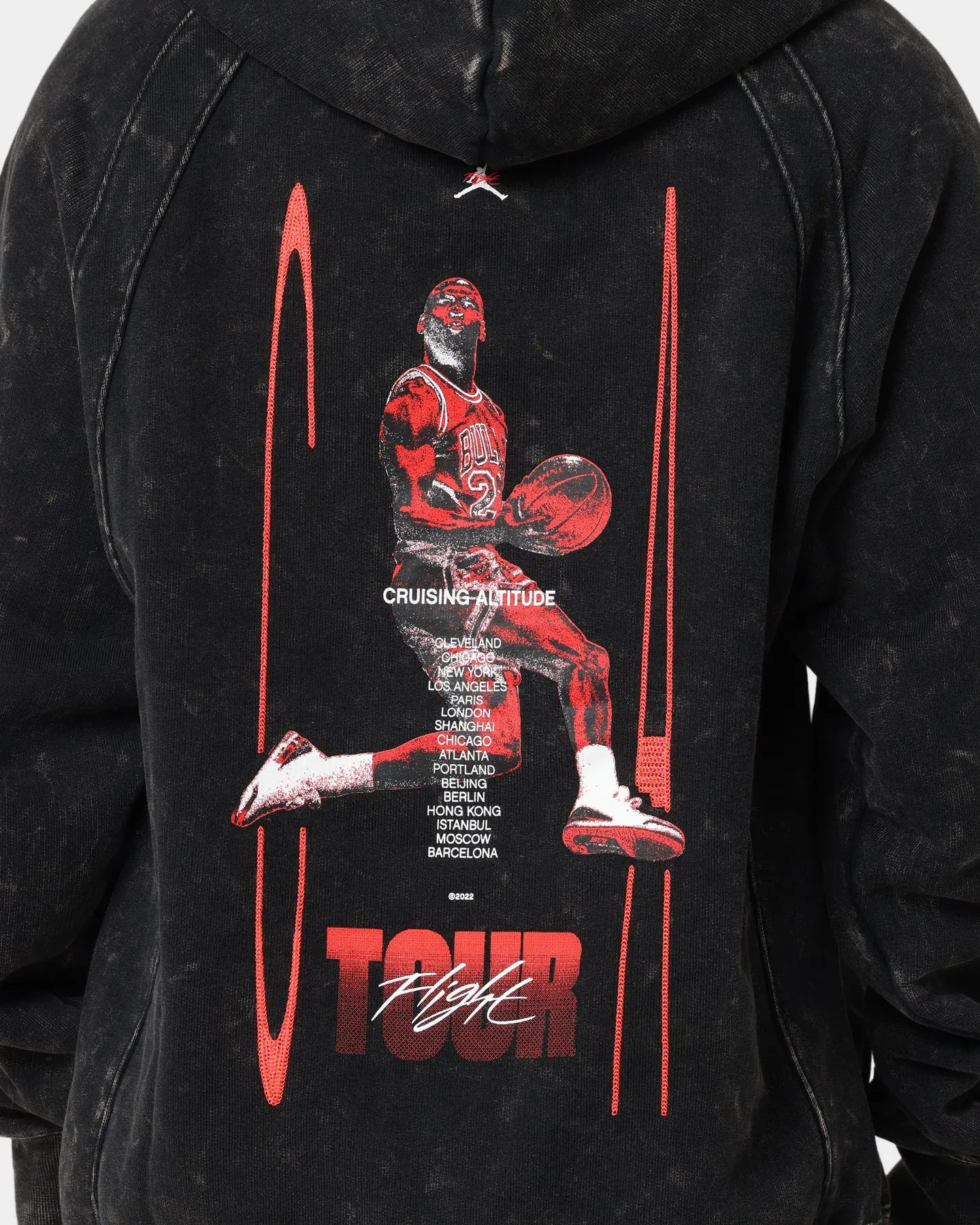 Jordan Flight Heritage French Terry Pullover Hoodie Black