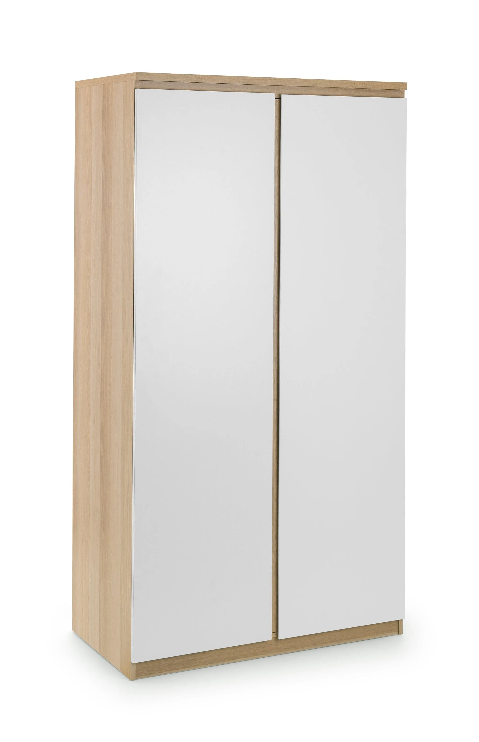 Jupiter 2 Door Wardrobe - White/Oak