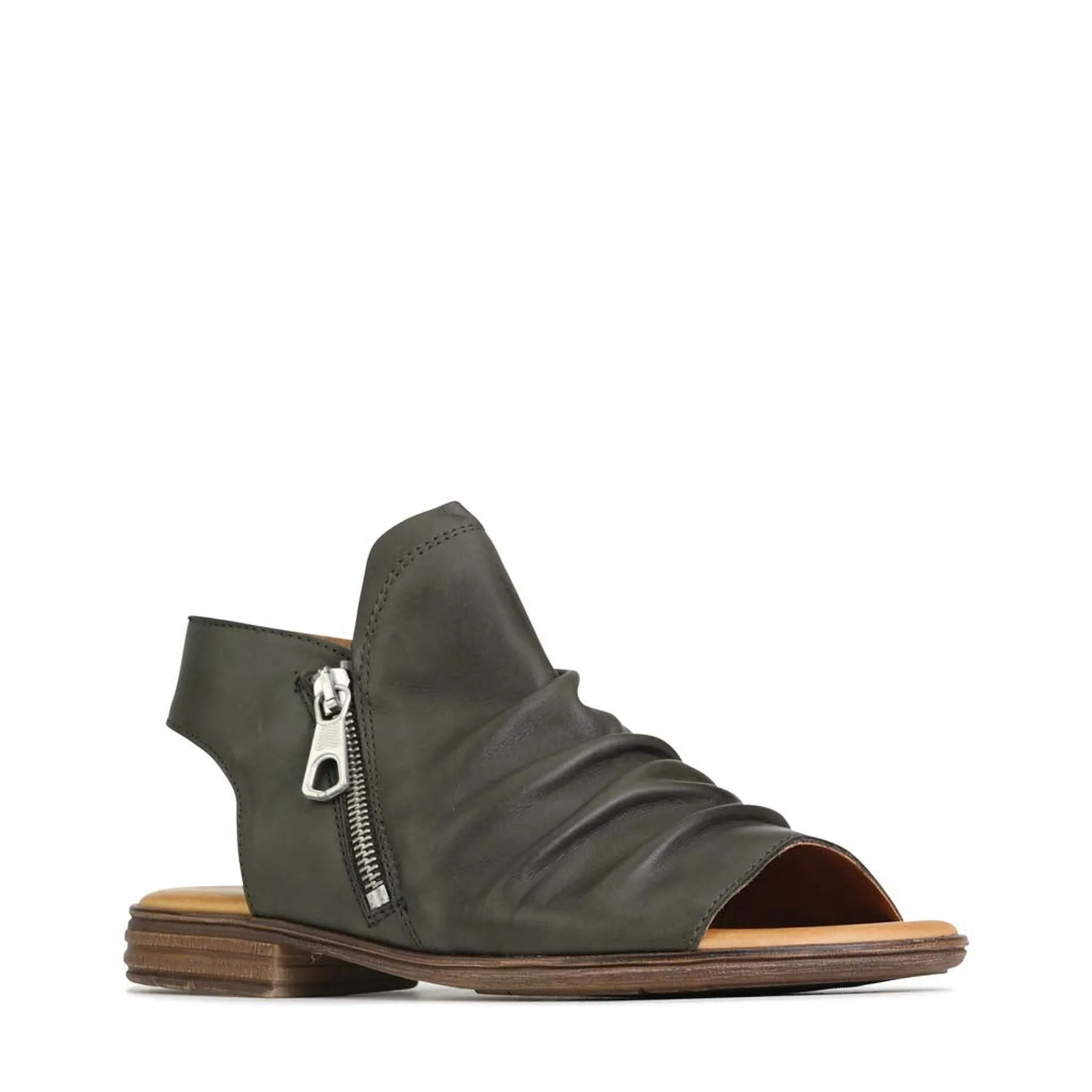 KAMI ANKLE ZIP SANDALS LEATHER