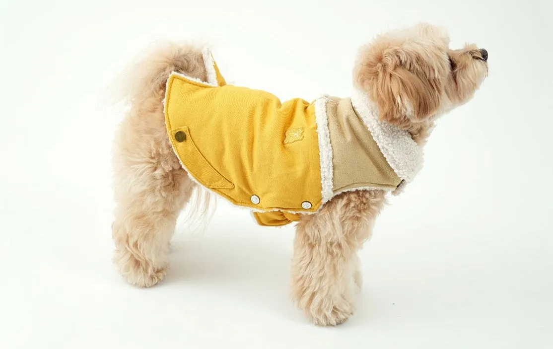 Korean Design Teddy Bear Fleece Winter Puffer Jacket for Dogs / Cats