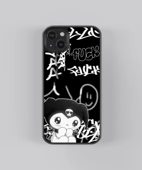 Kuromi Y2K Glass Phone Case Cover