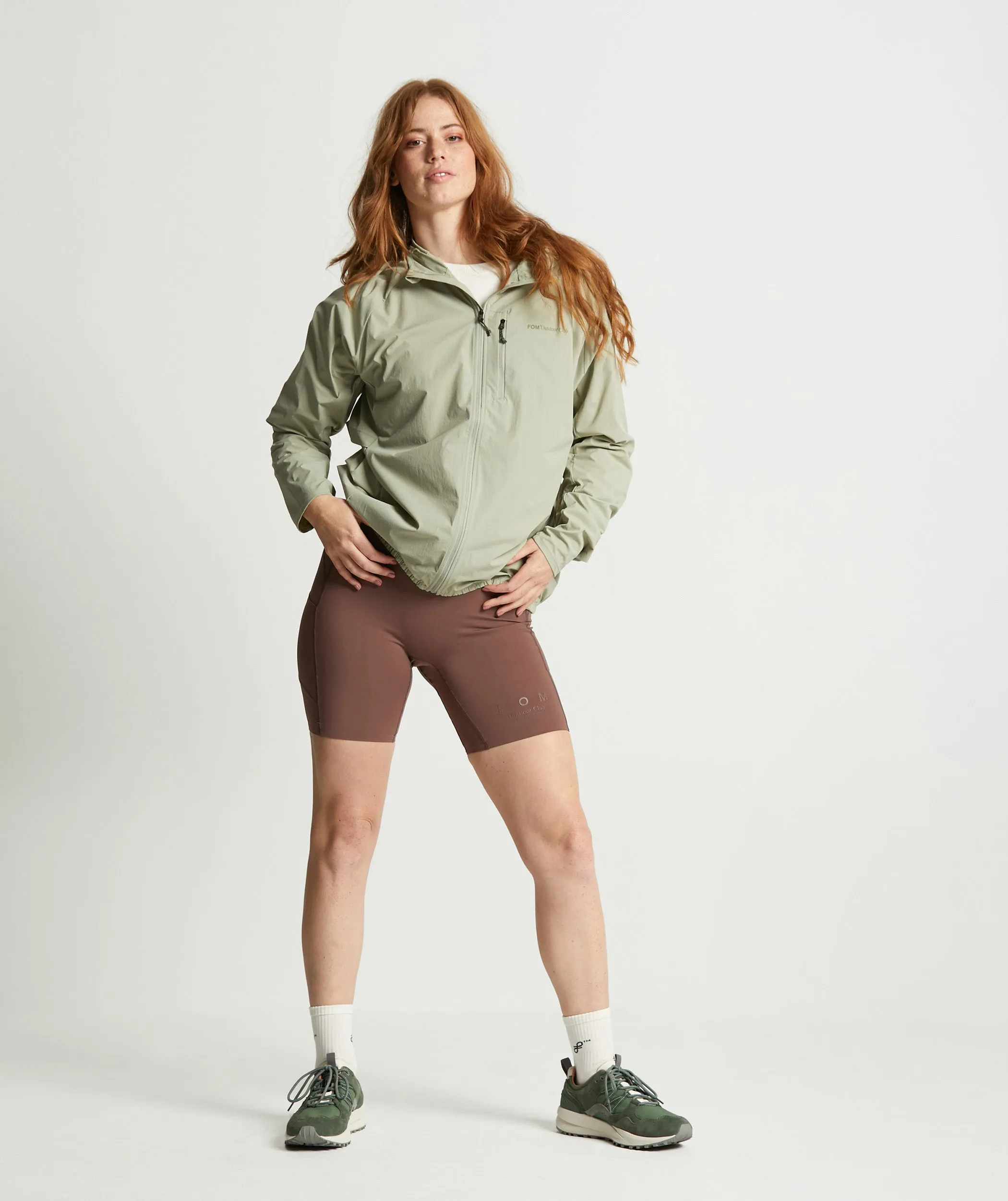 Ladies Outdoor Windbreaker - Matcha Green