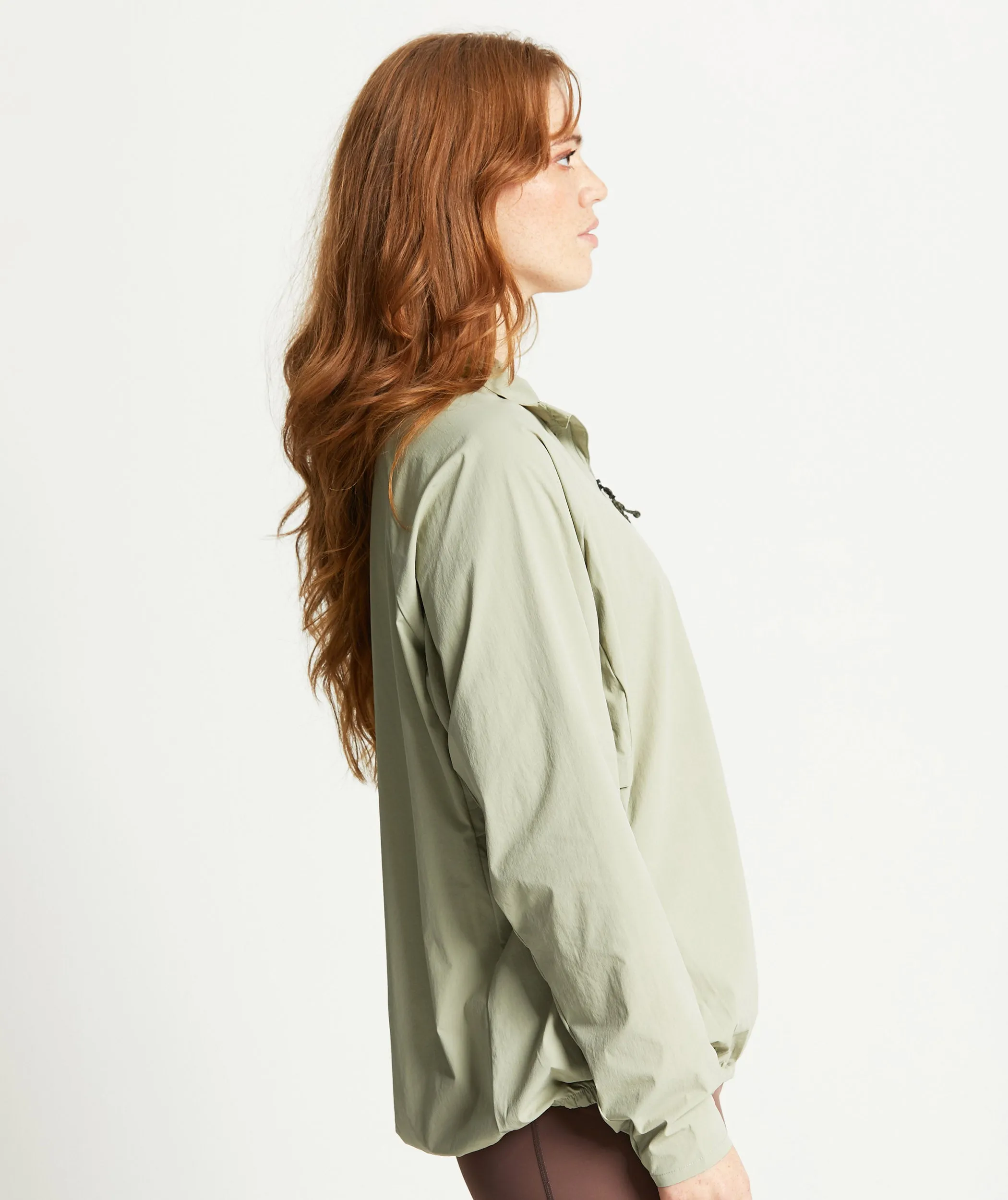 Ladies Outdoor Windbreaker - Matcha Green