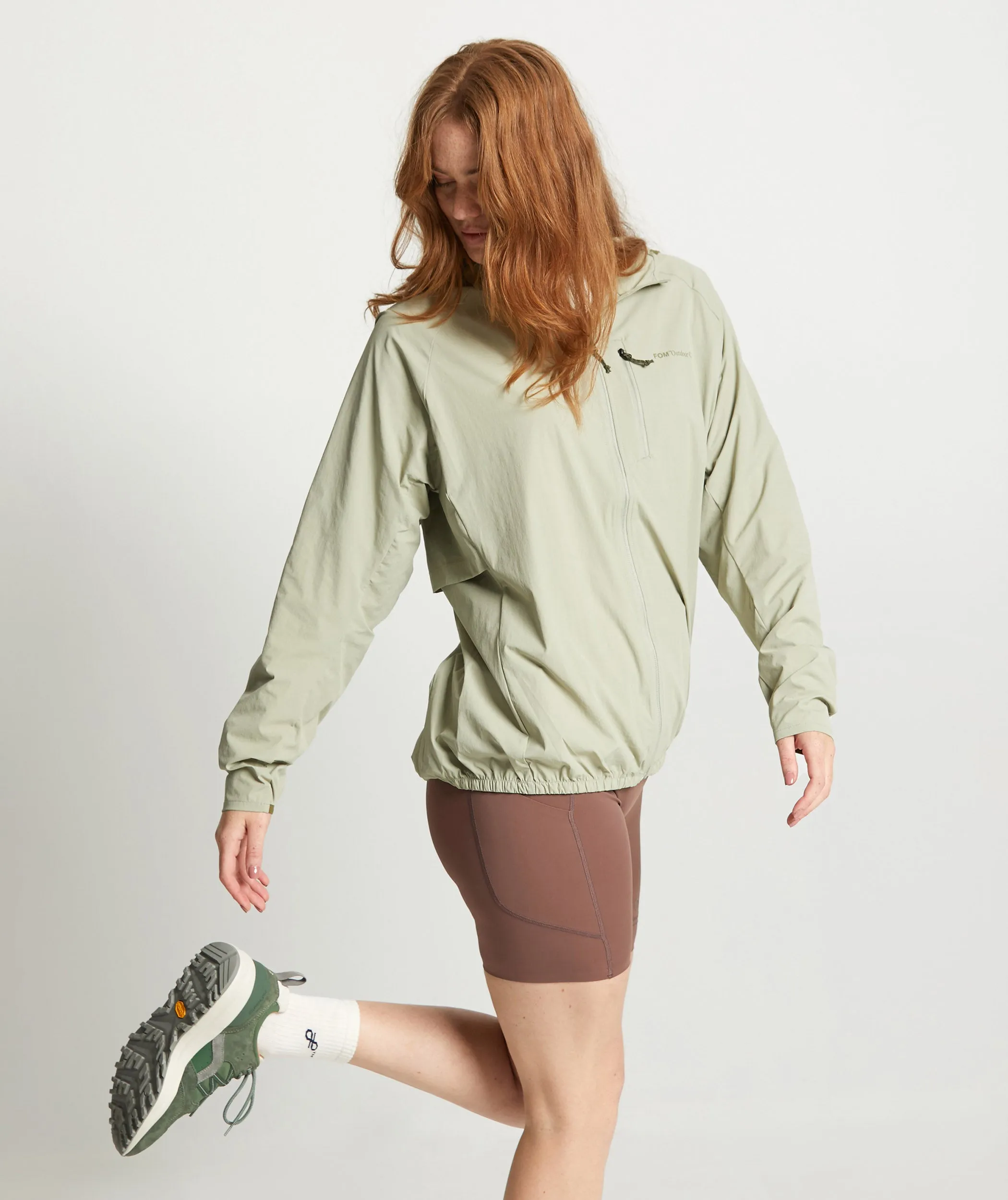 Ladies Outdoor Windbreaker - Matcha Green