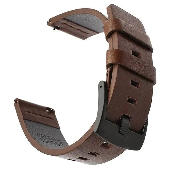 Leather Straps Compatible with the Fossil Traditional 22mm Range