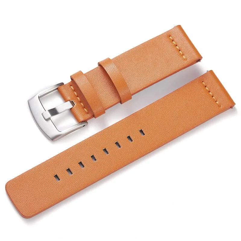 Leather Straps Compatible with the Fossil Traditional 22mm Range