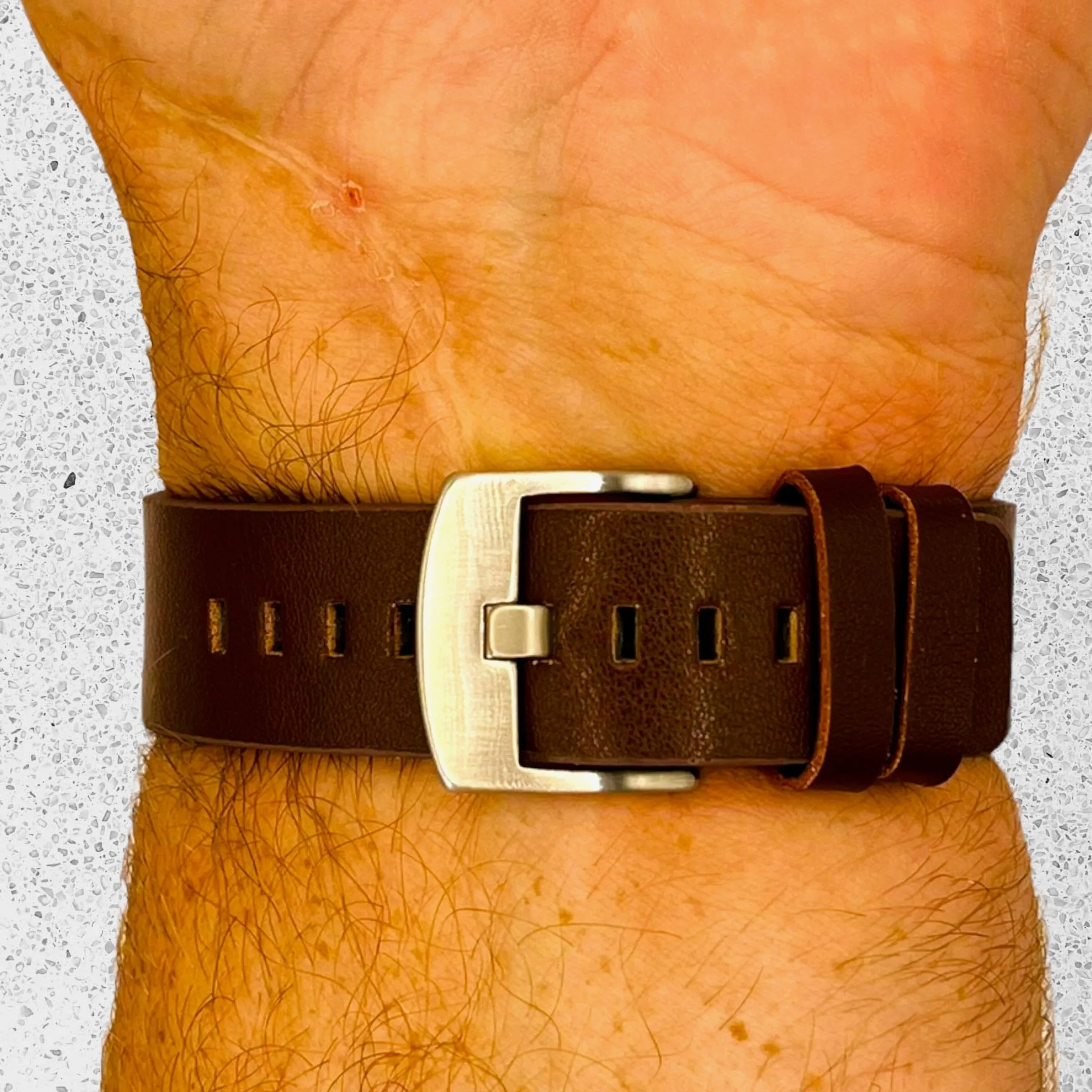 Leather Straps Compatible with the Fossil Traditional 22mm Range