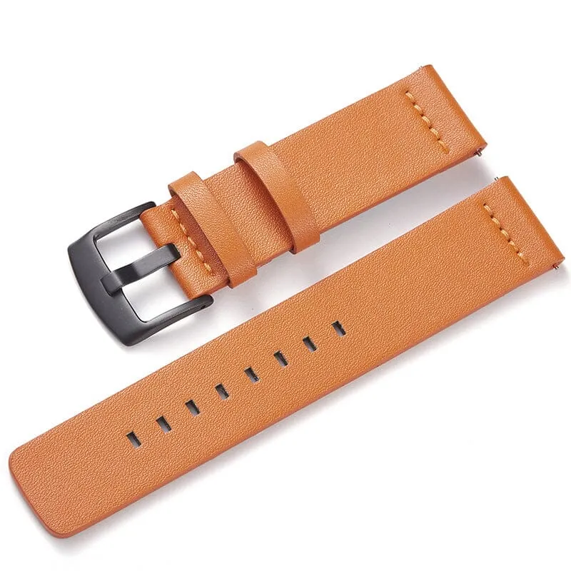 Leather Straps Compatible with the Fossil Traditional 22mm Range