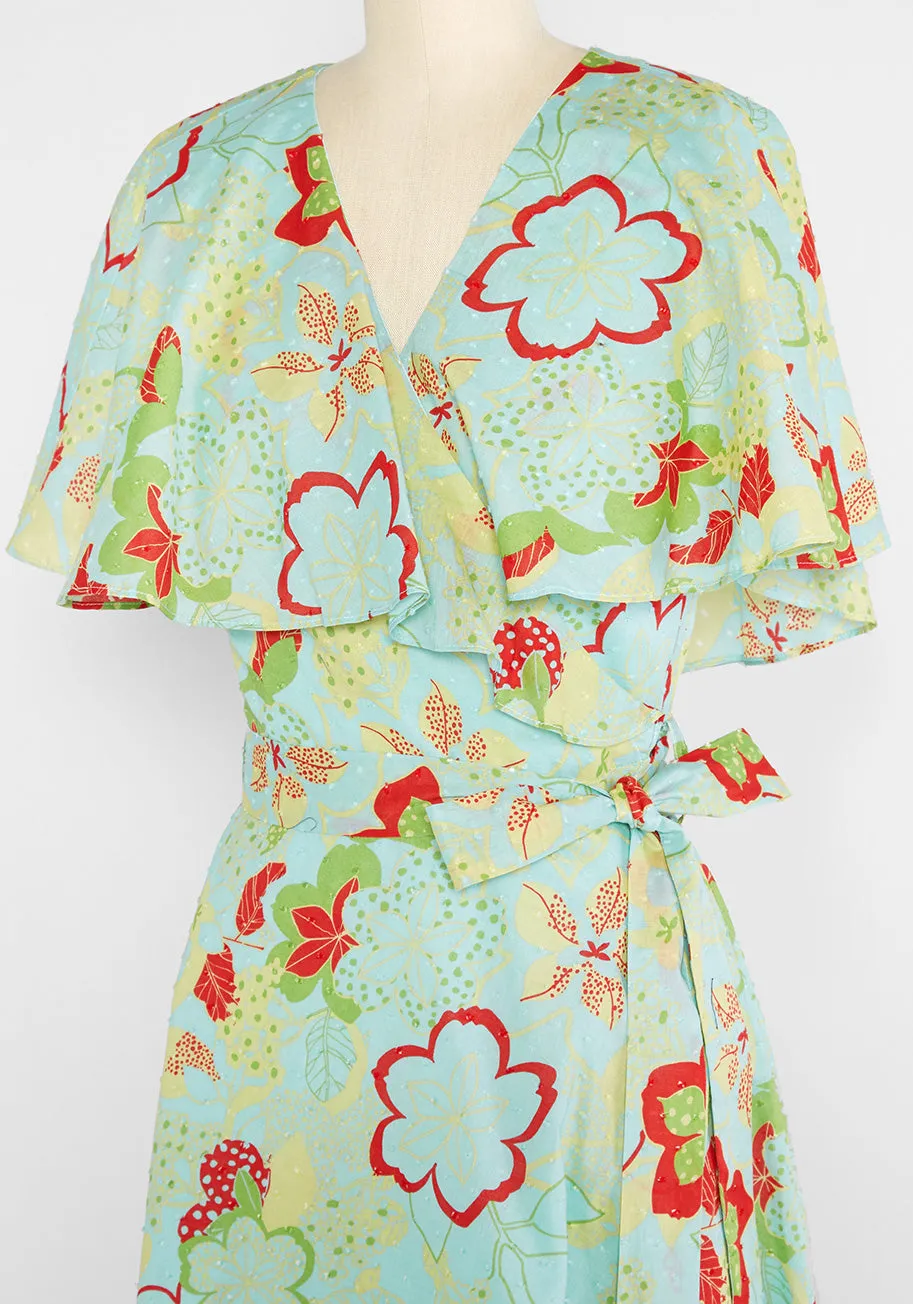 Lift Your Wings Wrap Dress