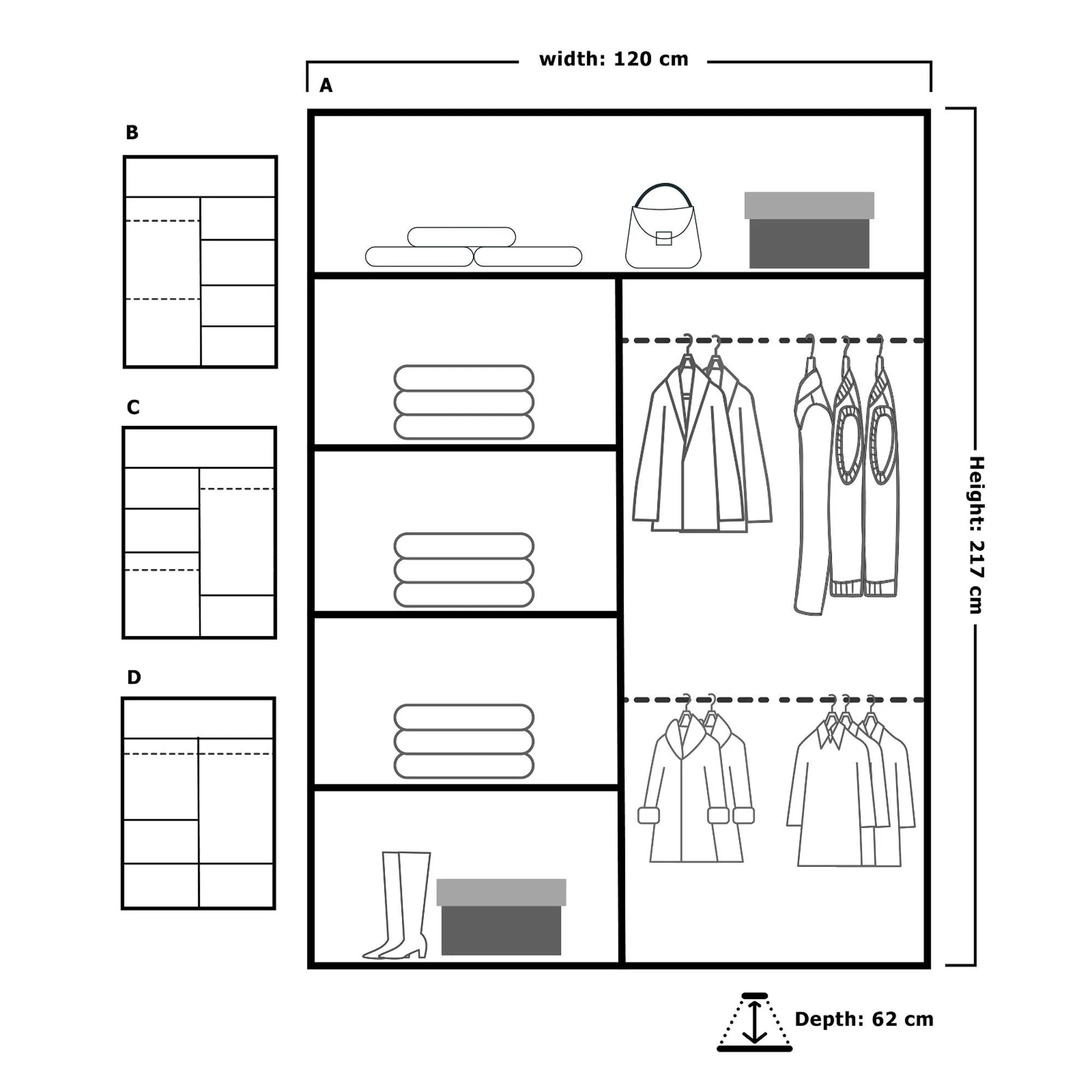 Lisbon Sliding Door Wardrobe - Luxurious and Spacious with Full-Length Mirror