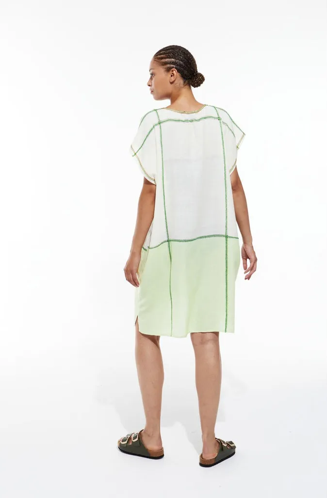 Mapoesie Elia Rhodes Dress in Sage