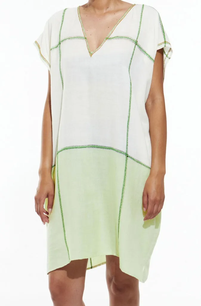 Mapoesie Elia Rhodes Dress in Sage