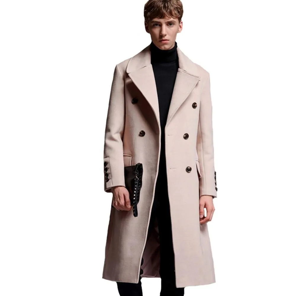 Marven  Knee Long Wool Overcoat